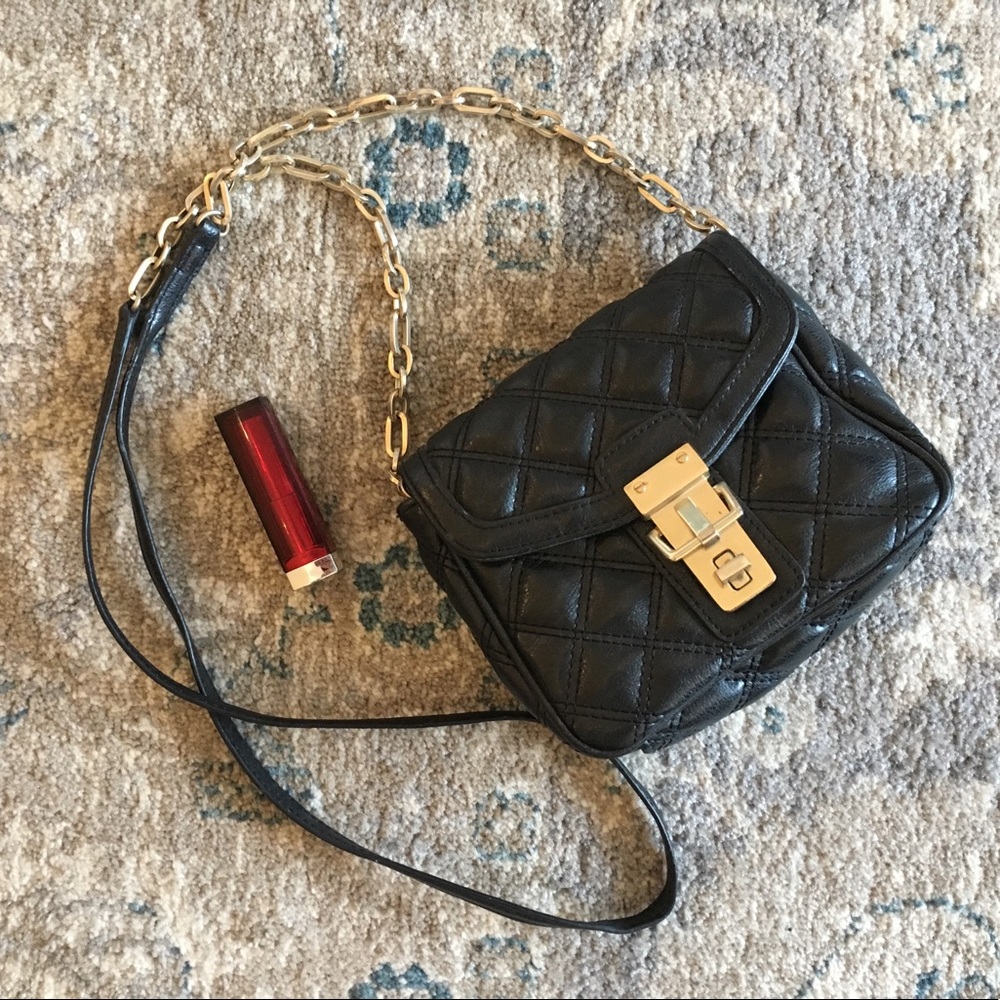 Quilted Banana Republic Purse with Chain Strap